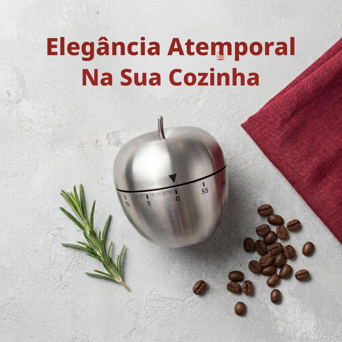 Formato De Maçã Temporizador Mecânico Sf Para Cozinhar Ovos