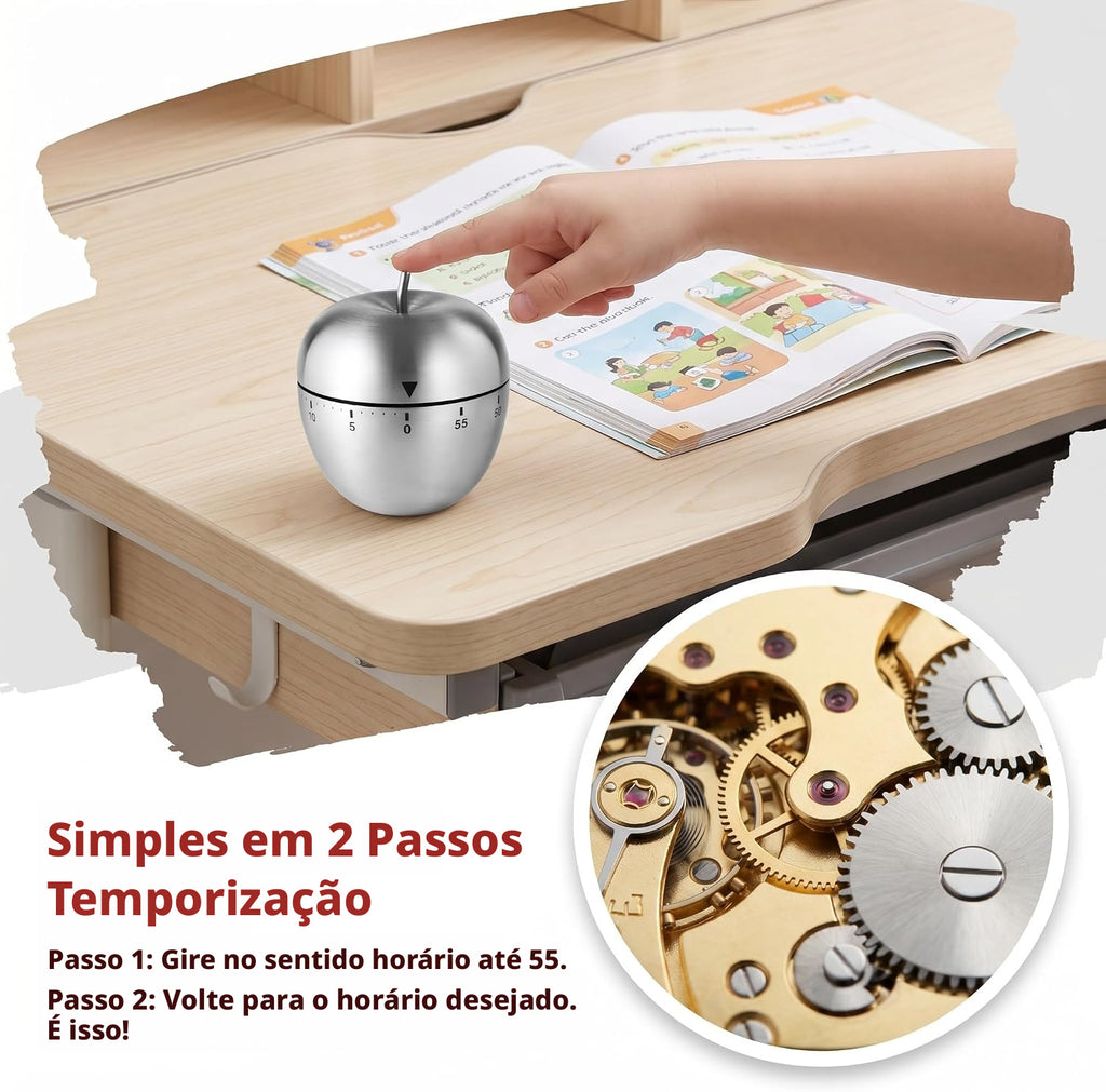 Formato De Maçã Temporizador Mecânico Sf Para Cozinhar Ovos