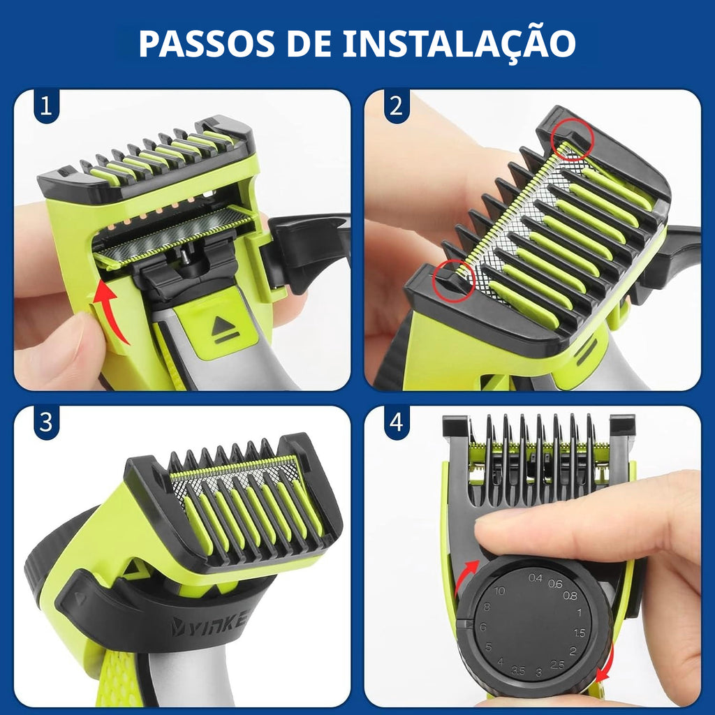Kit Pente Ajustável + Par De Pentes Compatível Com One-blade
