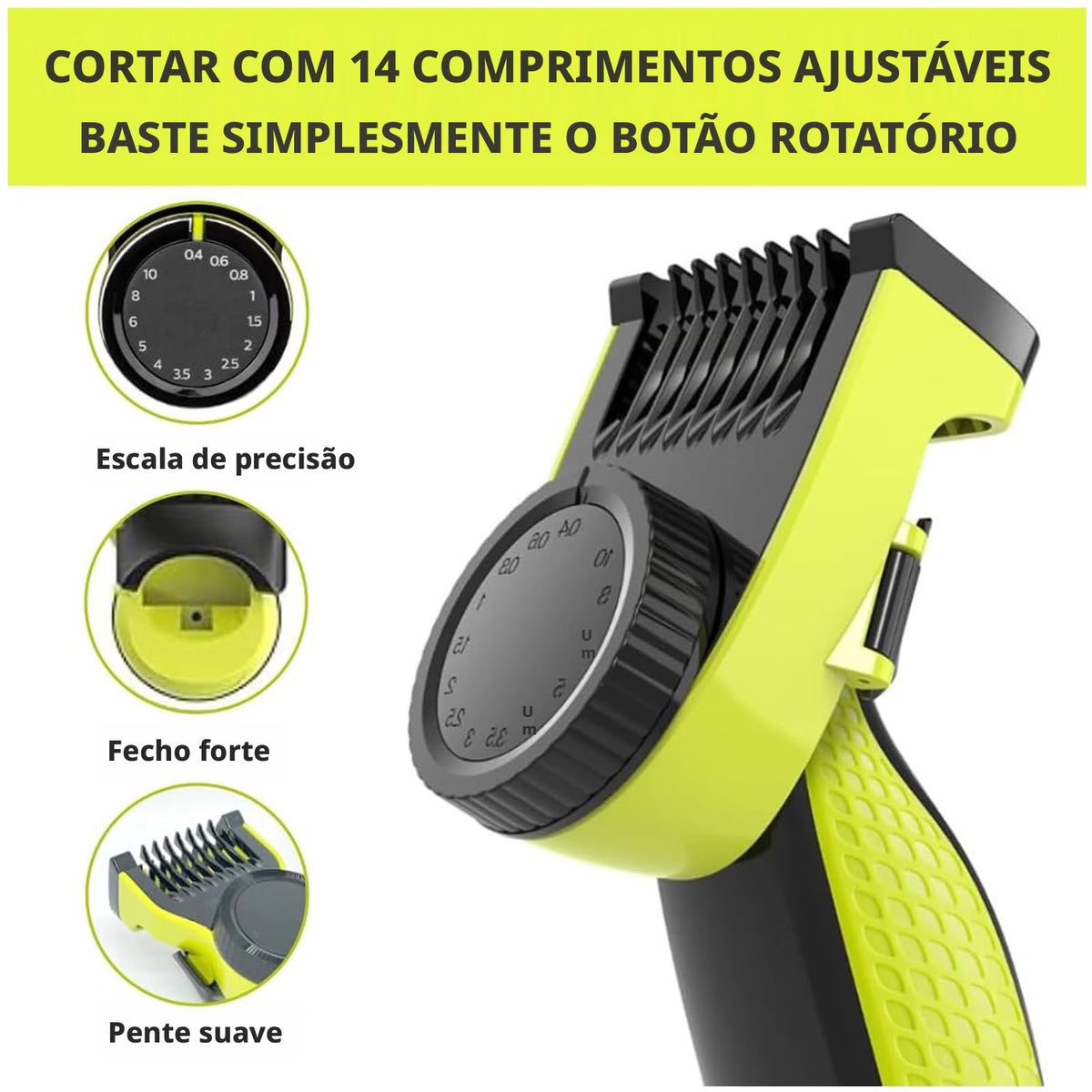 Kit Pente Ajustável + Par De Pentes Compatível Com One-blade