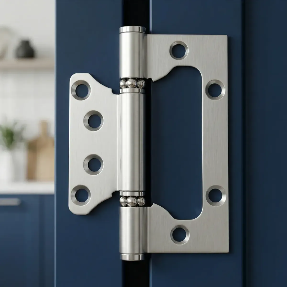 Kit 15 Peças Dobradiça Porta Sobrepor Aço Inox 4x3 Escovado