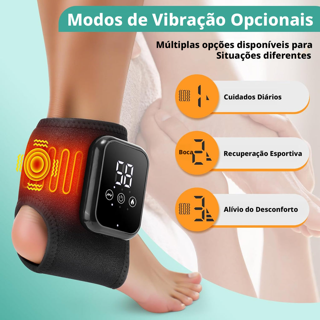 Kit 2 Massageador Pés E Tornozelo Profissional Portátil 5v