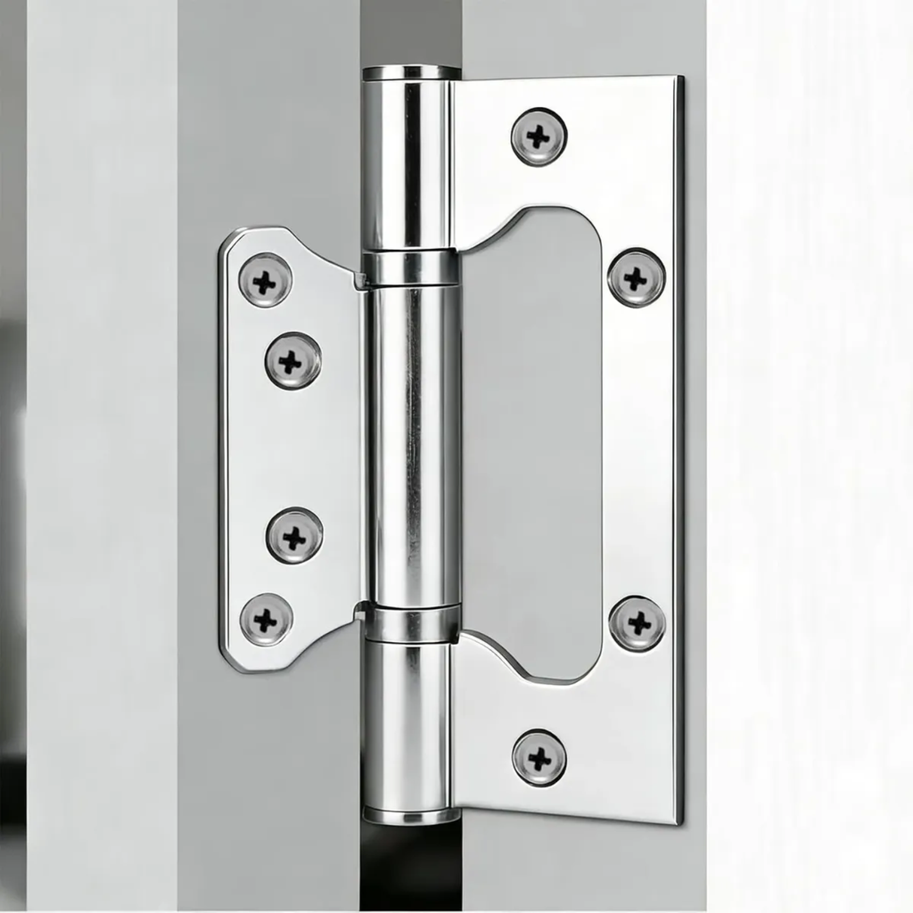 Kit 15 Peças Dobradiça Porta Sobrepor Aço Inox 4x3 Escovado