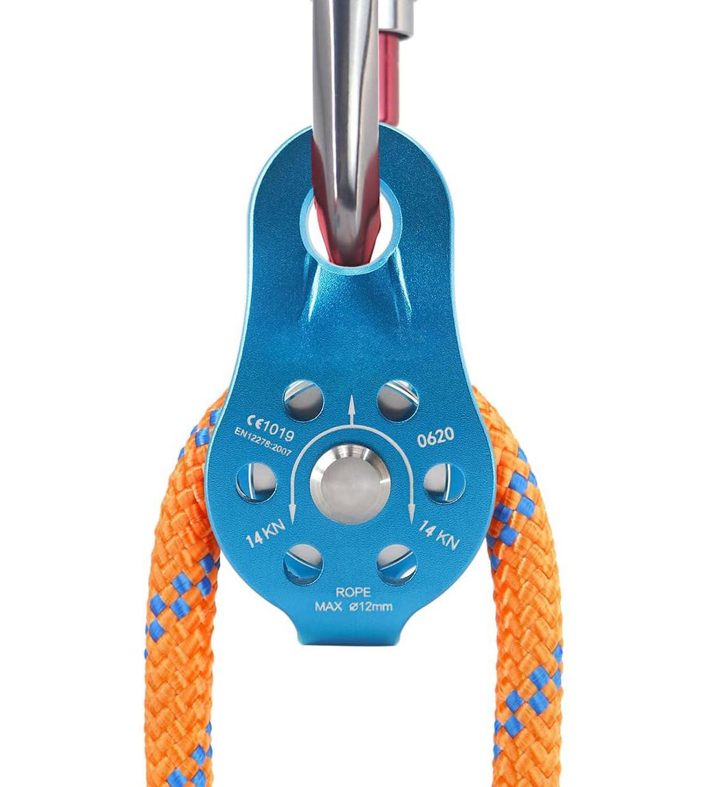 Polia Lateral Fixa 20kn Pequena Escalada Corda 8 A 13mm
