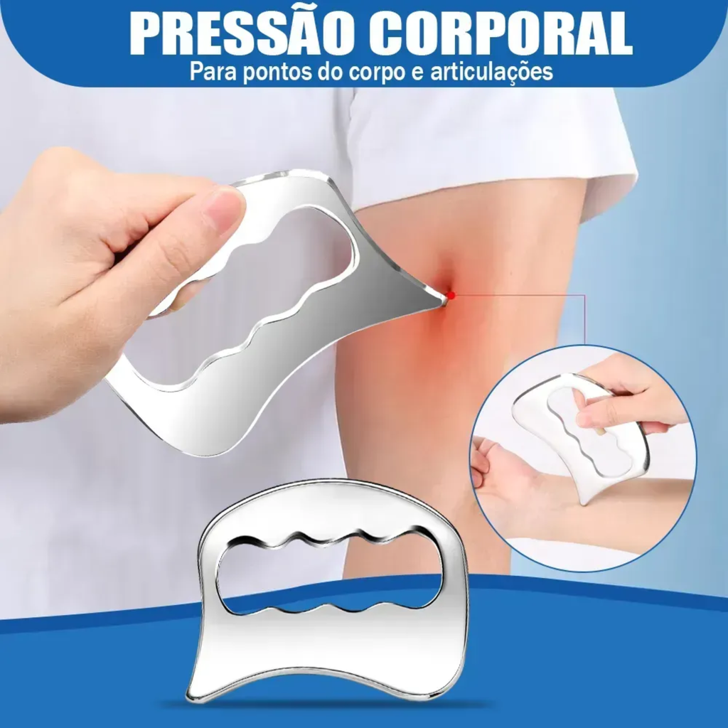 Liberação Miofascial Soco Soqueira Estética Inox Alivia Dor