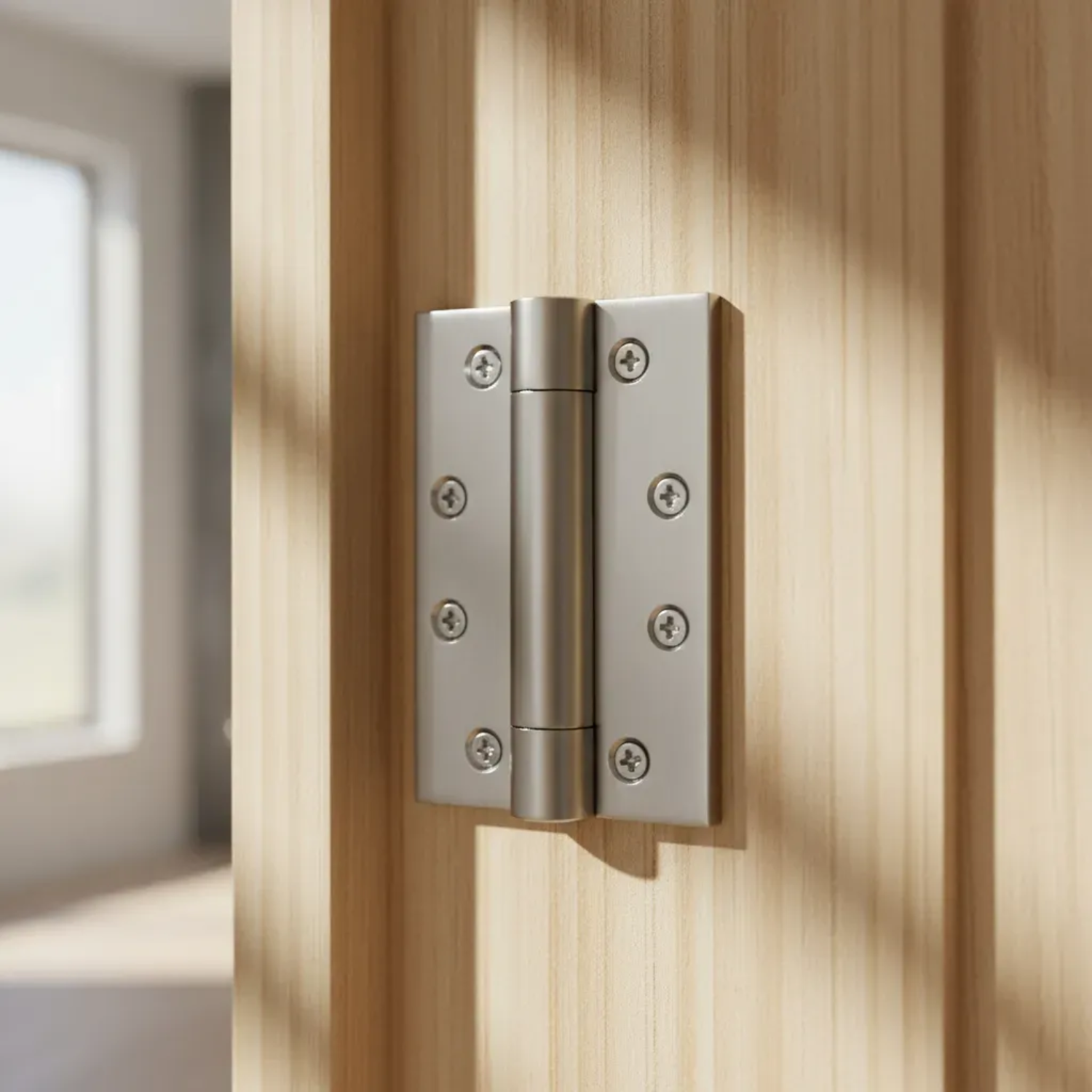 Dobradiça Inox Mola Fechamento Automático 4 X 3.5 Portas