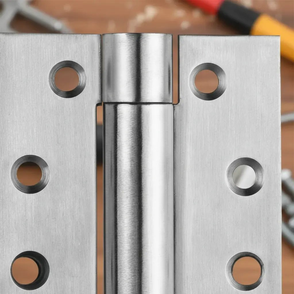 Dobradiça Inox Mola Fechamento Automático 4 X 3.5 Portas