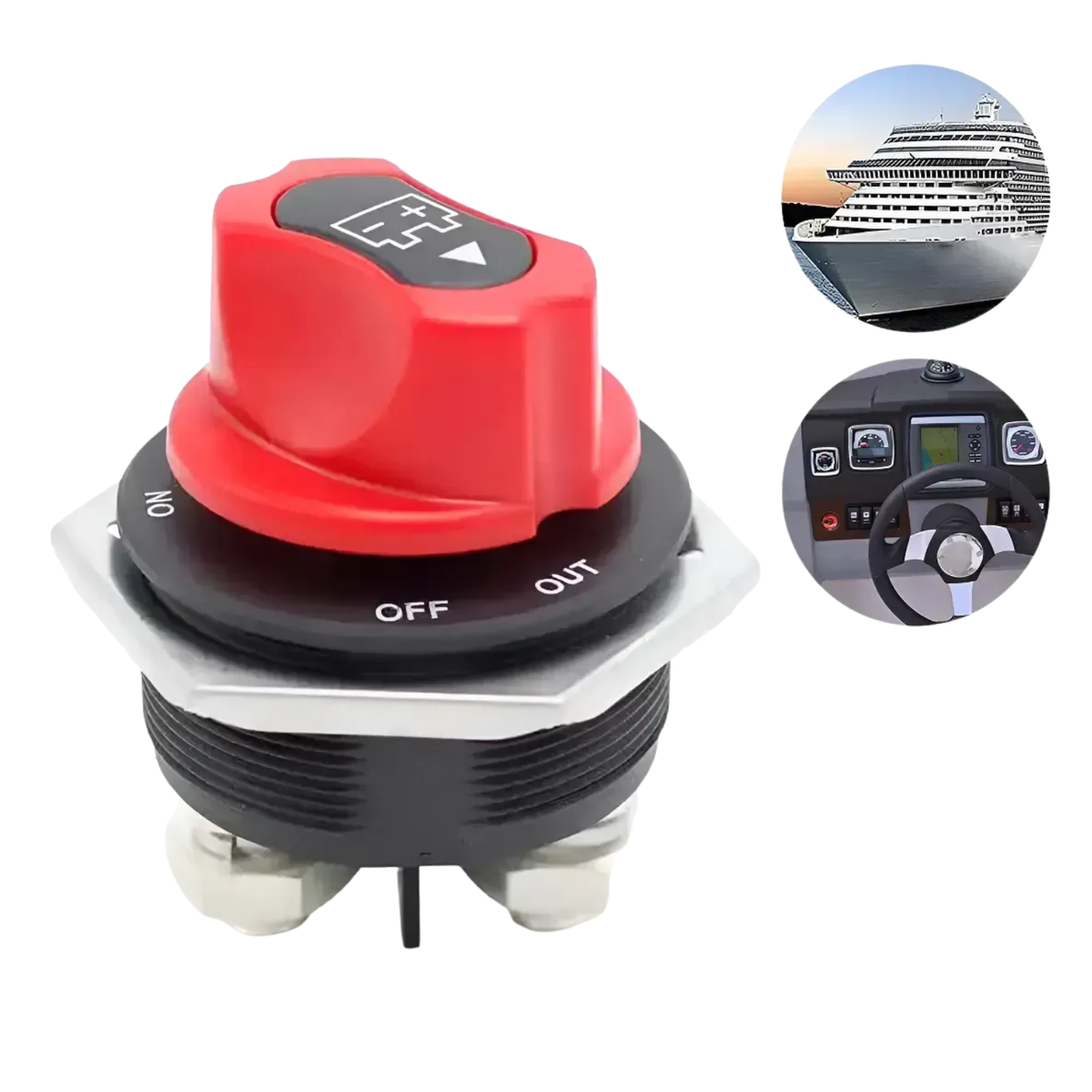 Chave Geral 300a Para Motor Bateria Carro Barco Lancha Popa