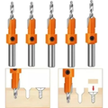 Kit 3 Broca Com Escareador 28mm X 8mm Para Rebaixo Madeira