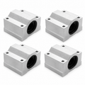 Kit 4 Pillow Block Com Rolamento Linear 12mm Eixo Sc12uu