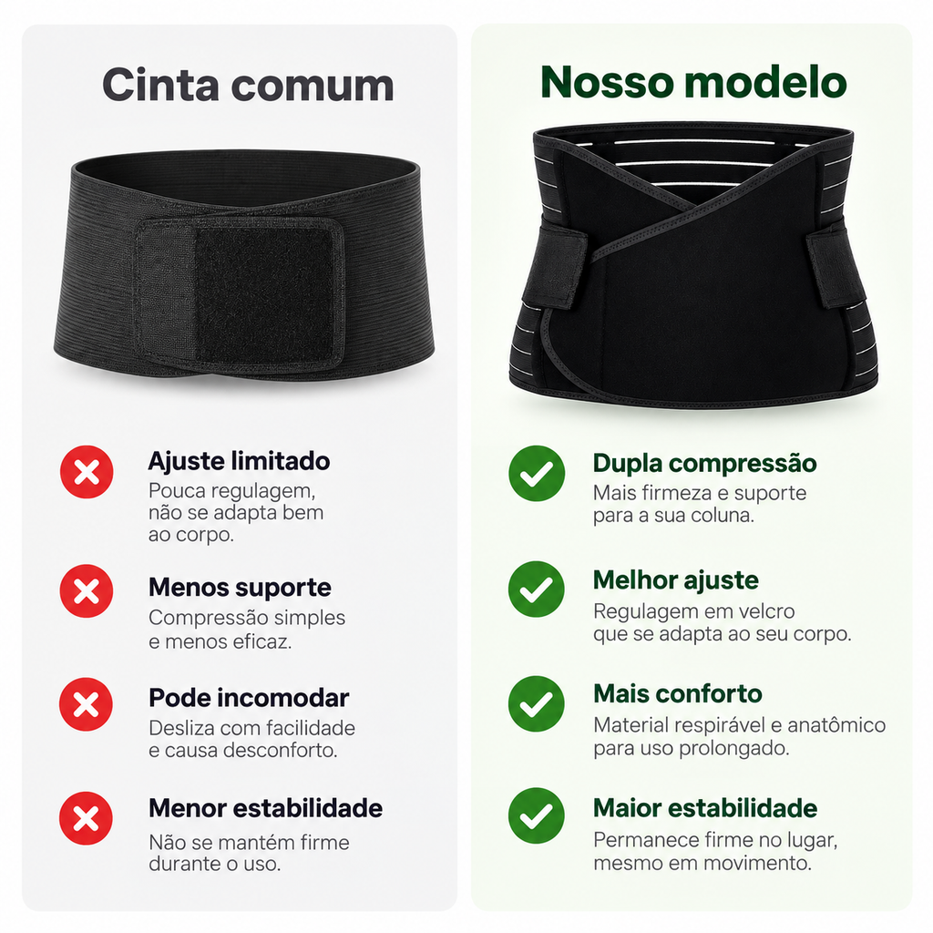Cinta Pós Parto Abdominal- A Mais Recomendada Preto L