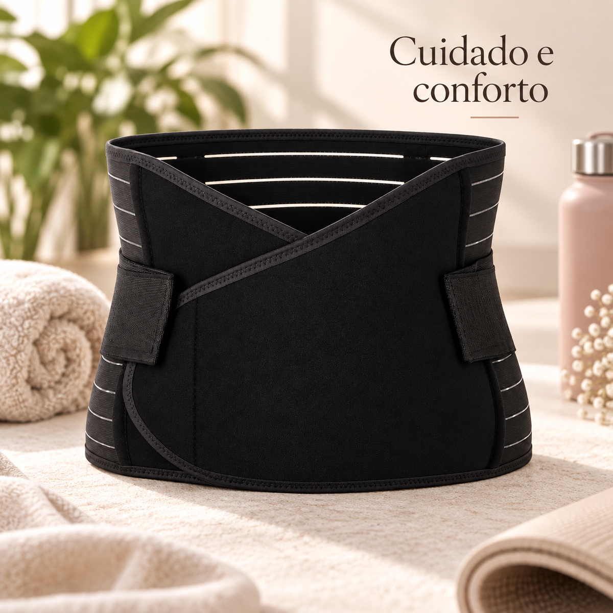 Cinta Pós Parto Abdominal- A Mais Recomendada Preto L