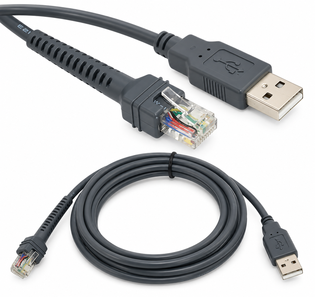 Cabo USB para Leitores Motorola/Zebra – CBA-U01-S07ZAR