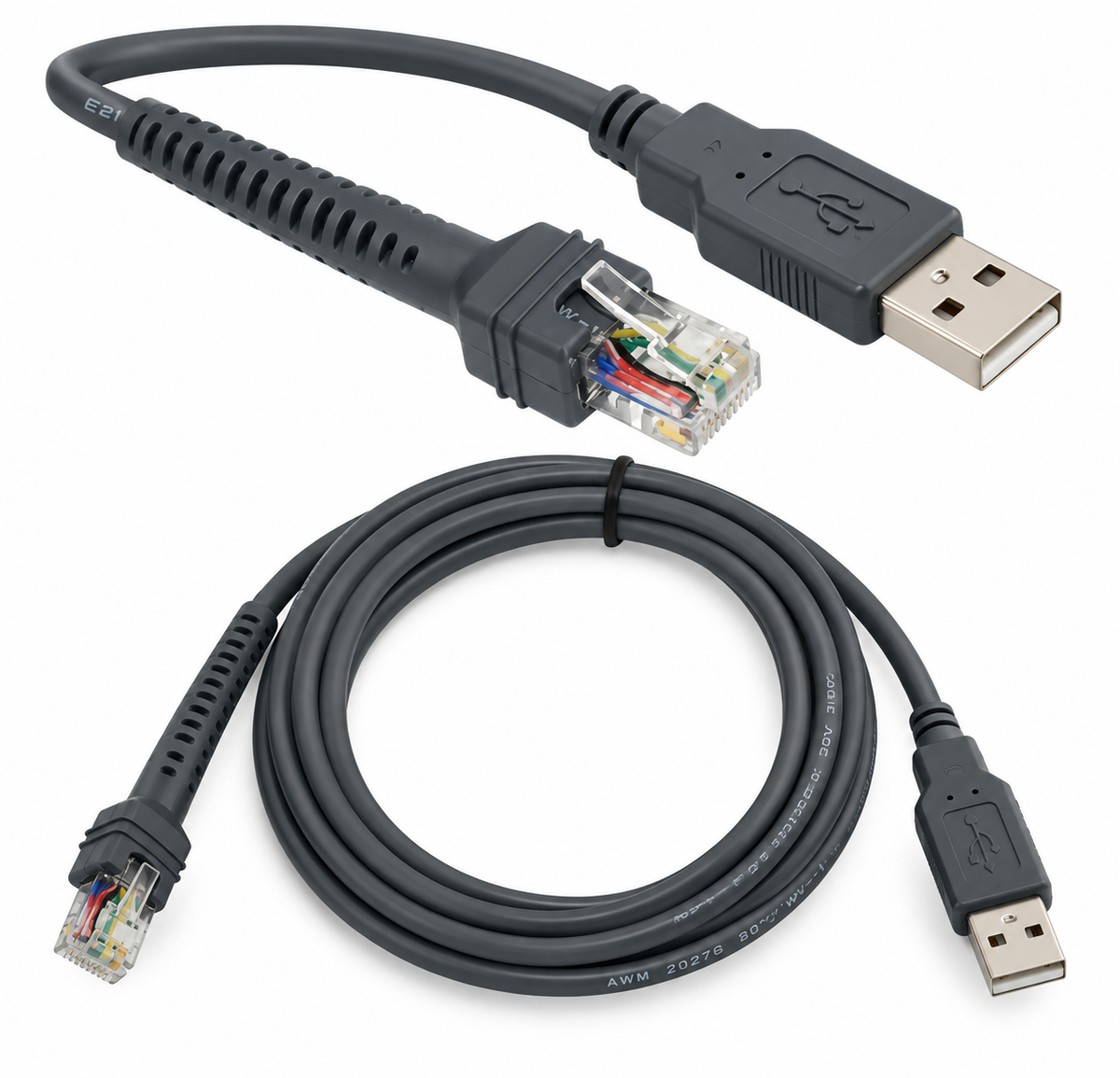 Cabo USB para Leitores Motorola/Zebra – CBA-U01-S07ZAR