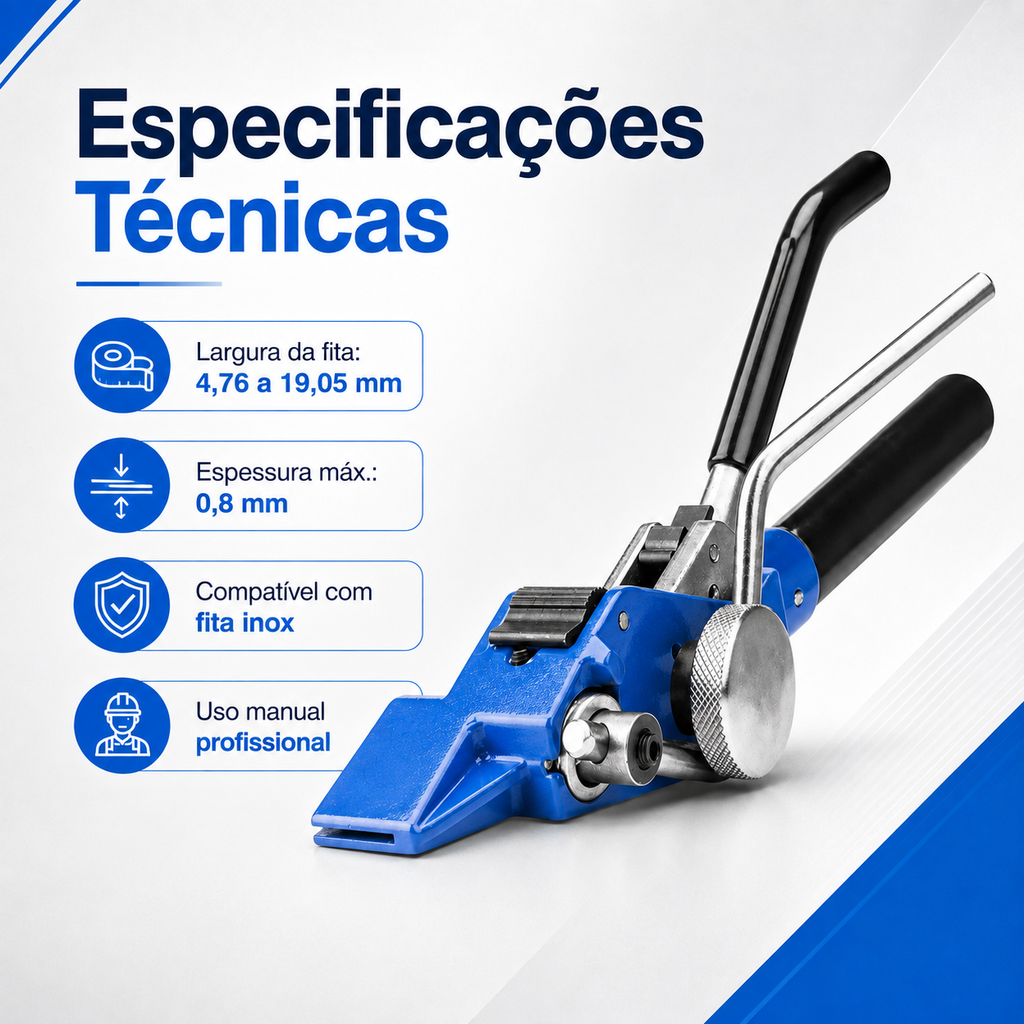 Tensor De Fleje Manual Flejadora Esticador De Fita