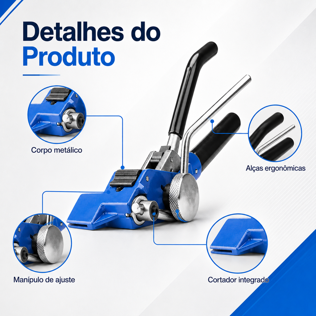 Tensor De Fleje Manual Flejadora Esticador De Fita