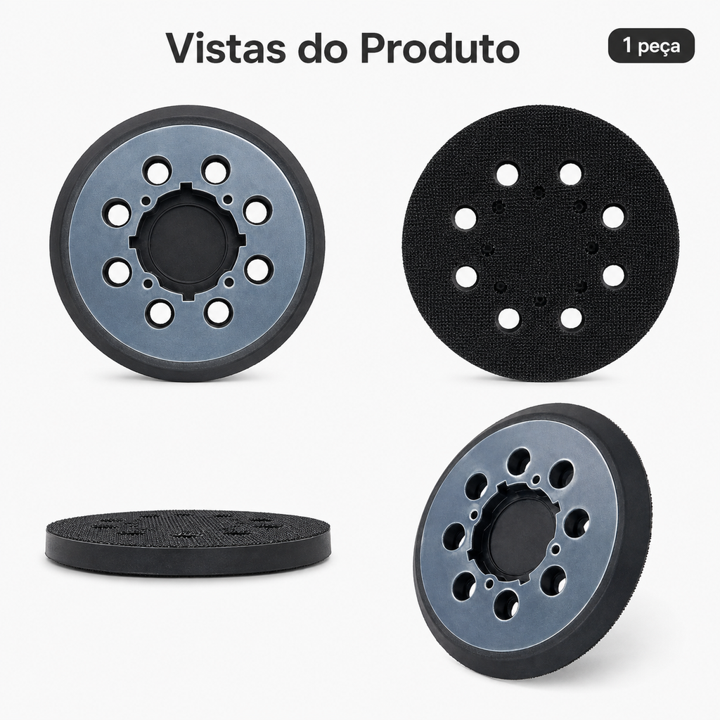 Base Disco Almofada Lixad Roto Orbital 5 Pol P/dewalt Dw6421