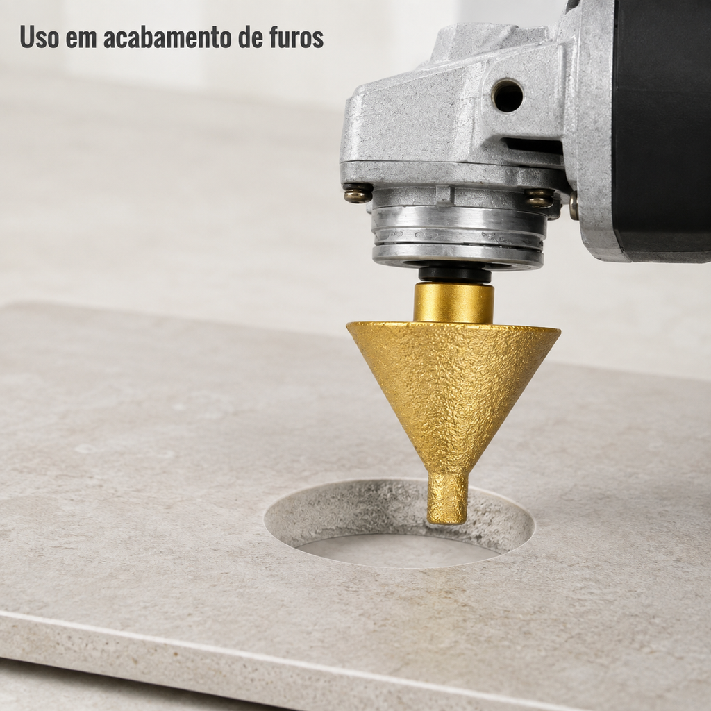 Broca Cônica Diamantada, Broca De Fresagem M10 Diâmetro 50mm
