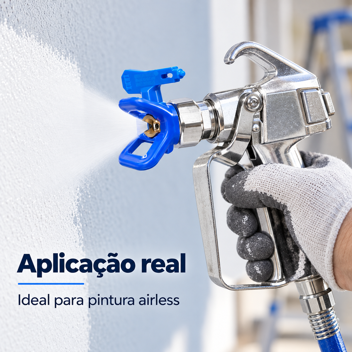 Kit 6 Bicos Airless Para Pistolas De Pintura E 2 Porta Bico