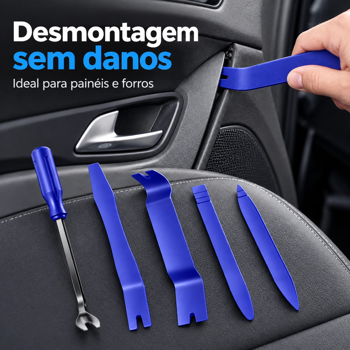 Espátulas Automotivas Saca Presilha Desmontar Carro Painel