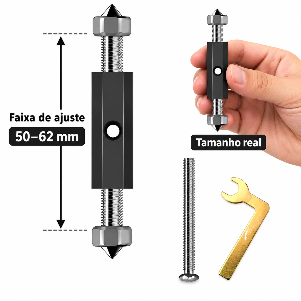 Conjunto 21 peças Barra De Suporte Reparador Caixa Elétrica