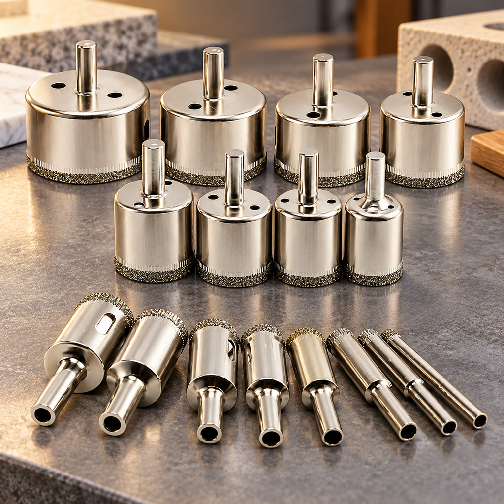 Ogo 16 Brocas Diamantadas Serra Copo Vidro Granito Ceramica