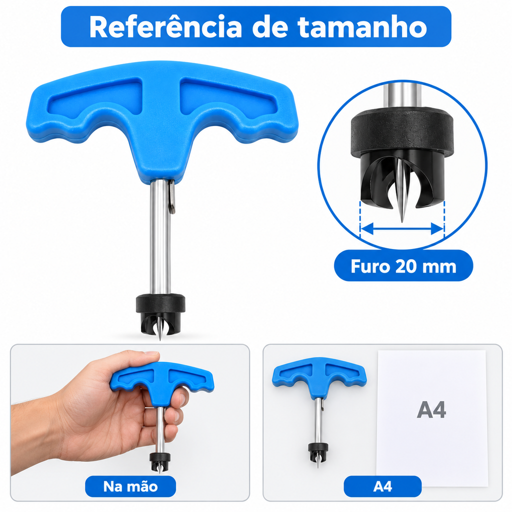Abridor Furo De 20mm Mangueira De Aspersão Poço Perfuração