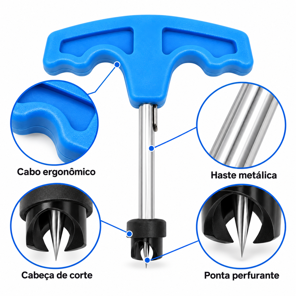 Abridor Furo De 20mm Mangueira De Aspersão Poço Perfuração