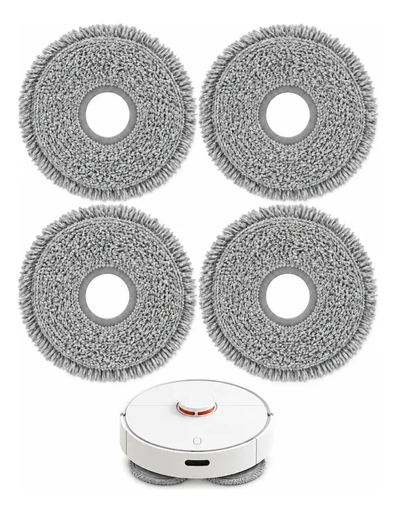 4 Panos Mop Para Robô Xiaomi S10+ S20+x10+ X20 Plus Pro Max