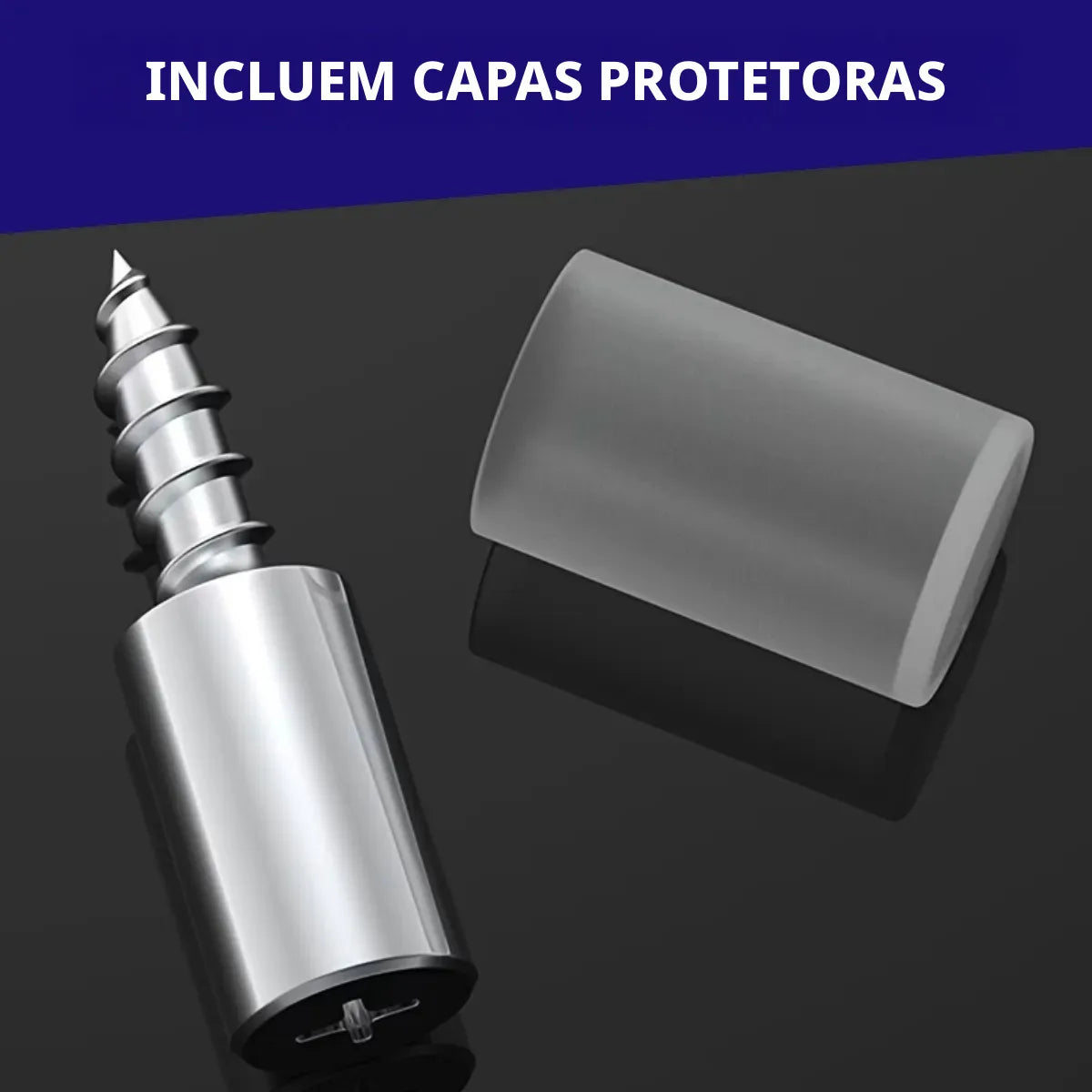 Kit 60un Parafusos Para Móveis Prateleiras Suporte Com Capa
