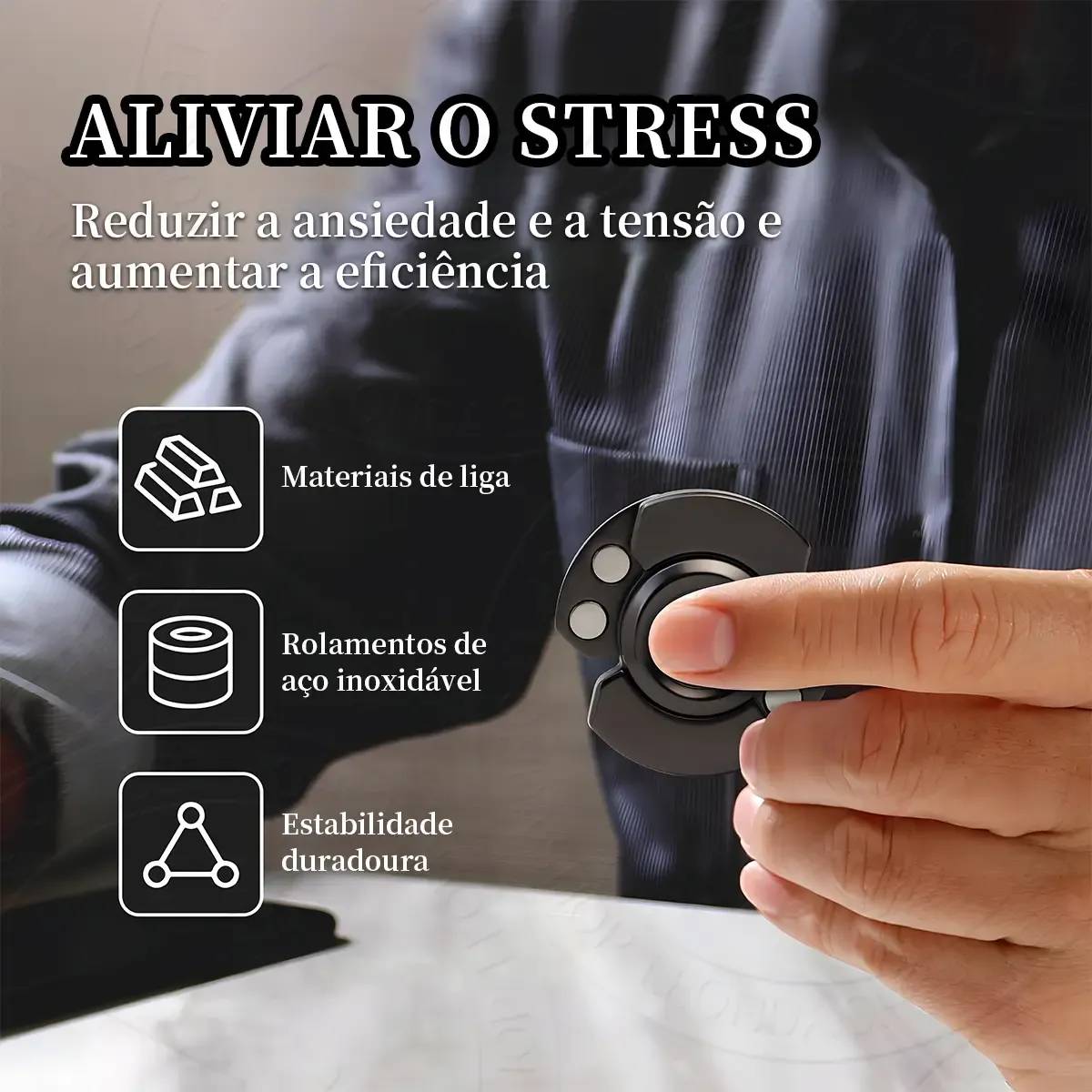 Giroscópio De Ponta De Dedo De Metal, Brinquedos Giratórios