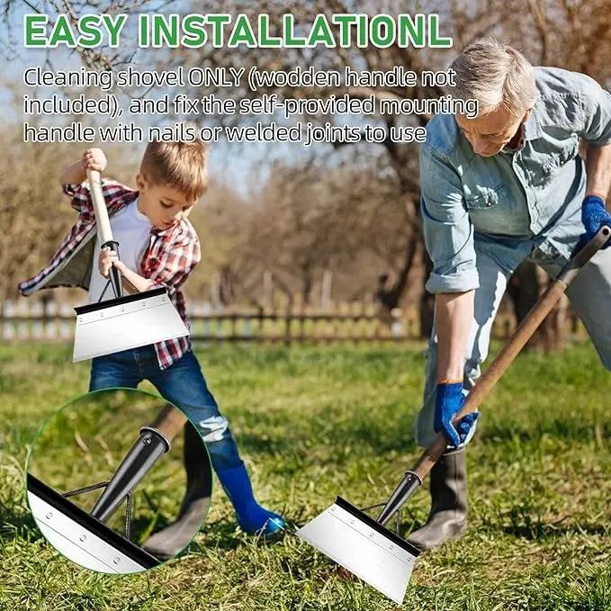 Pá Multifuncional Jardim Externo Capina Aço Inoxidável Plana