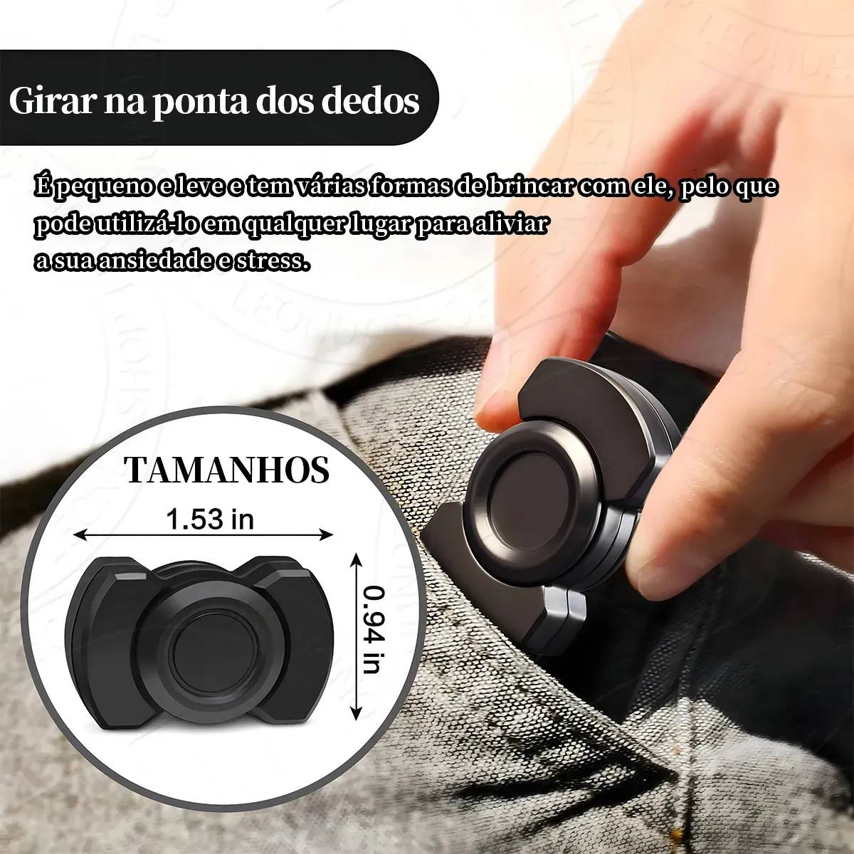 Giroscópio De Ponta De Dedo De Metal, Brinquedos Giratórios