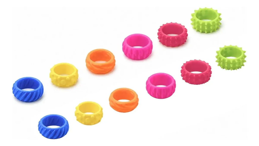 Anéis Sensoriais Fidget Toys Klt Para Crianças Com Autismo