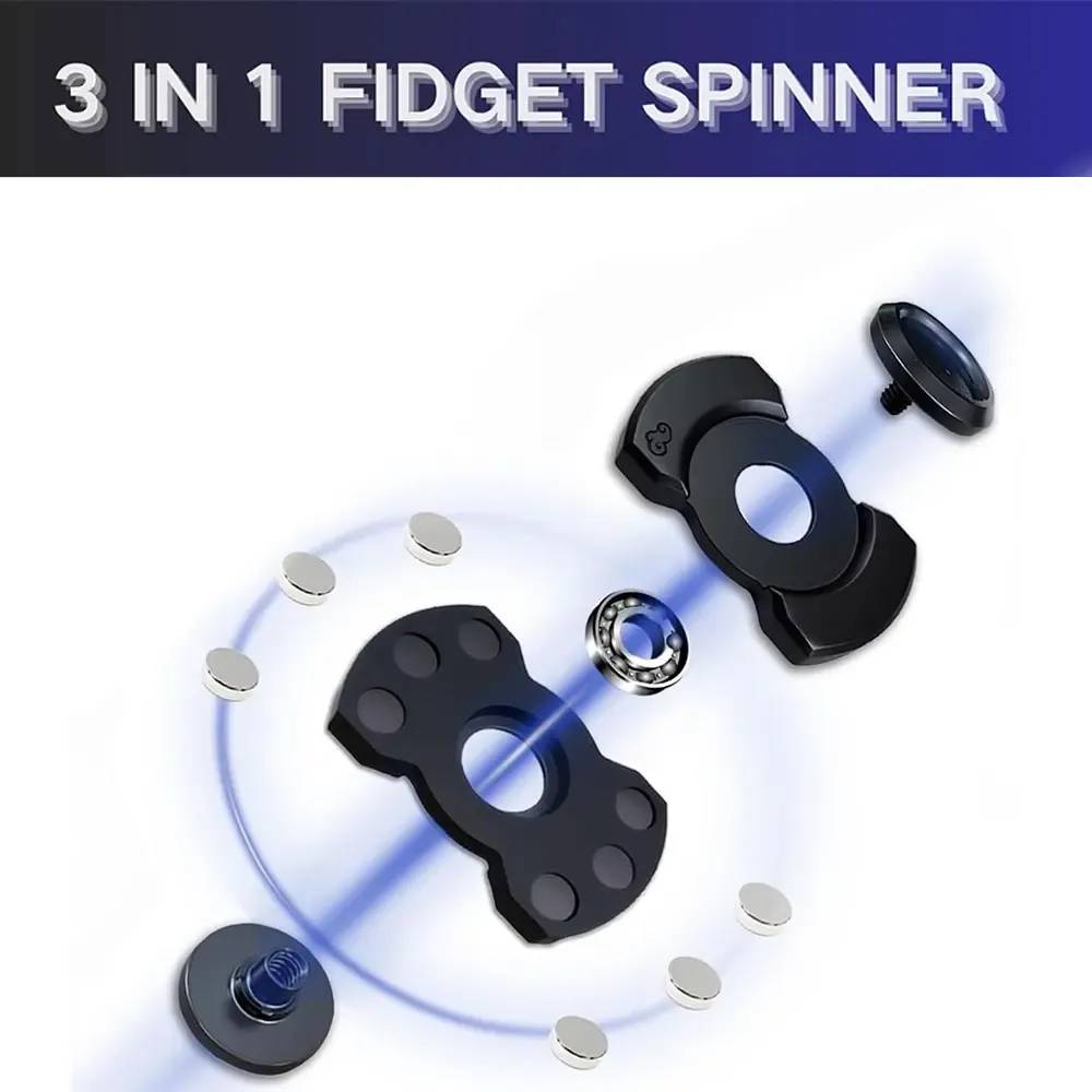 Giroscópio De Ponta De Dedo De Metal, Brinquedos Giratórios