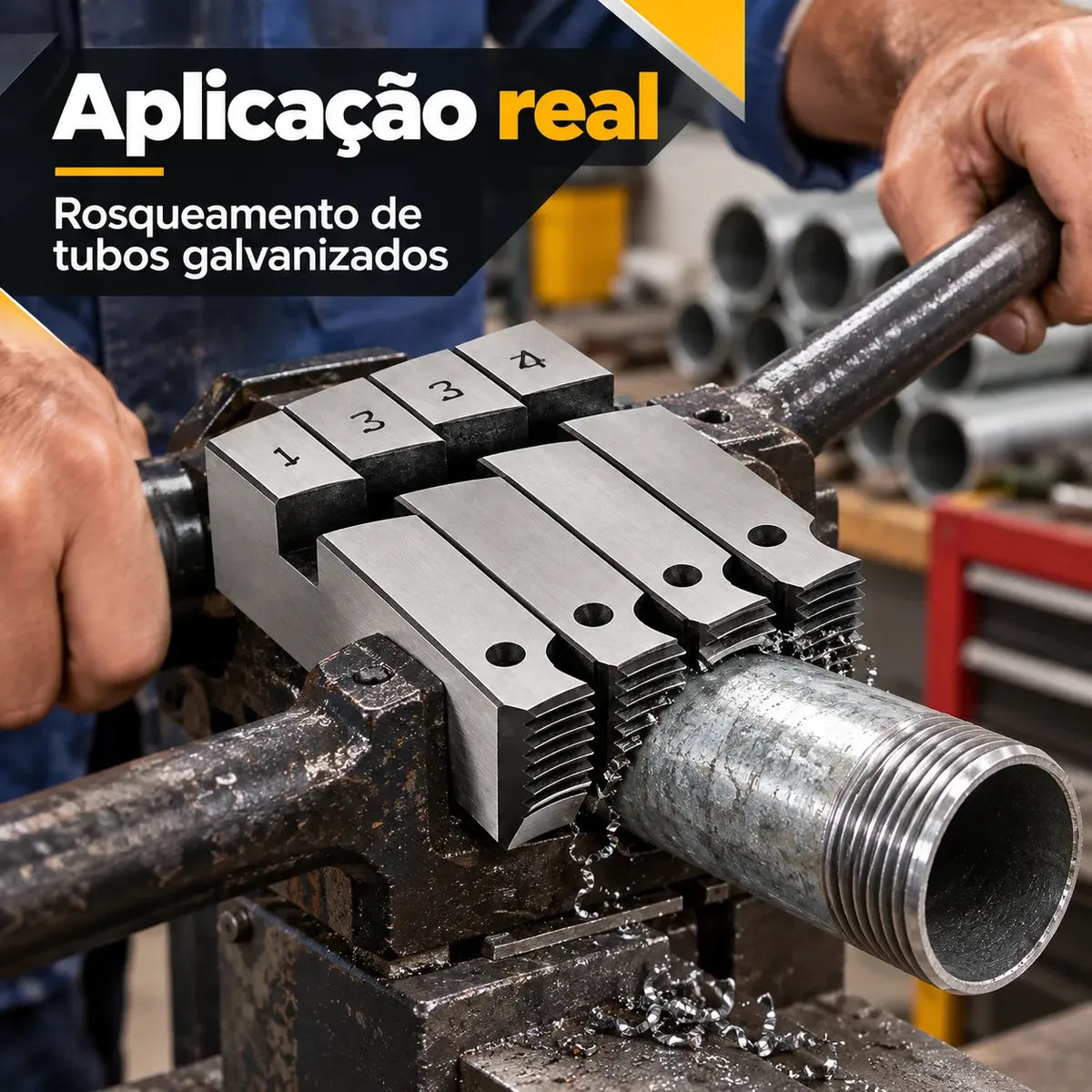 Jogo Cossinetes Rosqueadeira 212 A 4 Com 4 Unidades