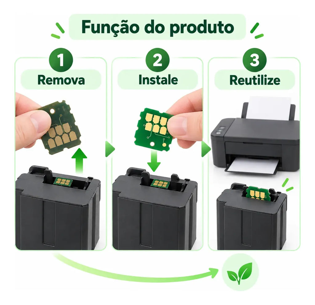 Kit 3 Chip P Caixa Manutenção Sc13mb F570 F571 T3170 T5170