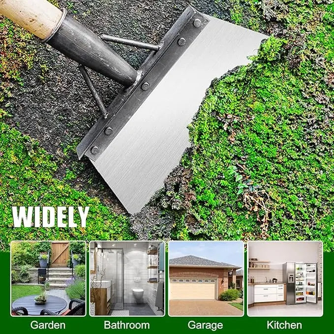 Pá Multifuncional Jardim Externo Capina Aço Inoxidável Plana