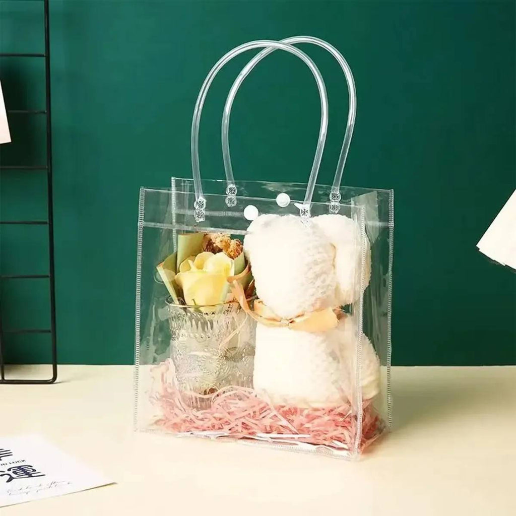Kit 30 Unidades Reutilize Sacos De Presente Plástico Pvc