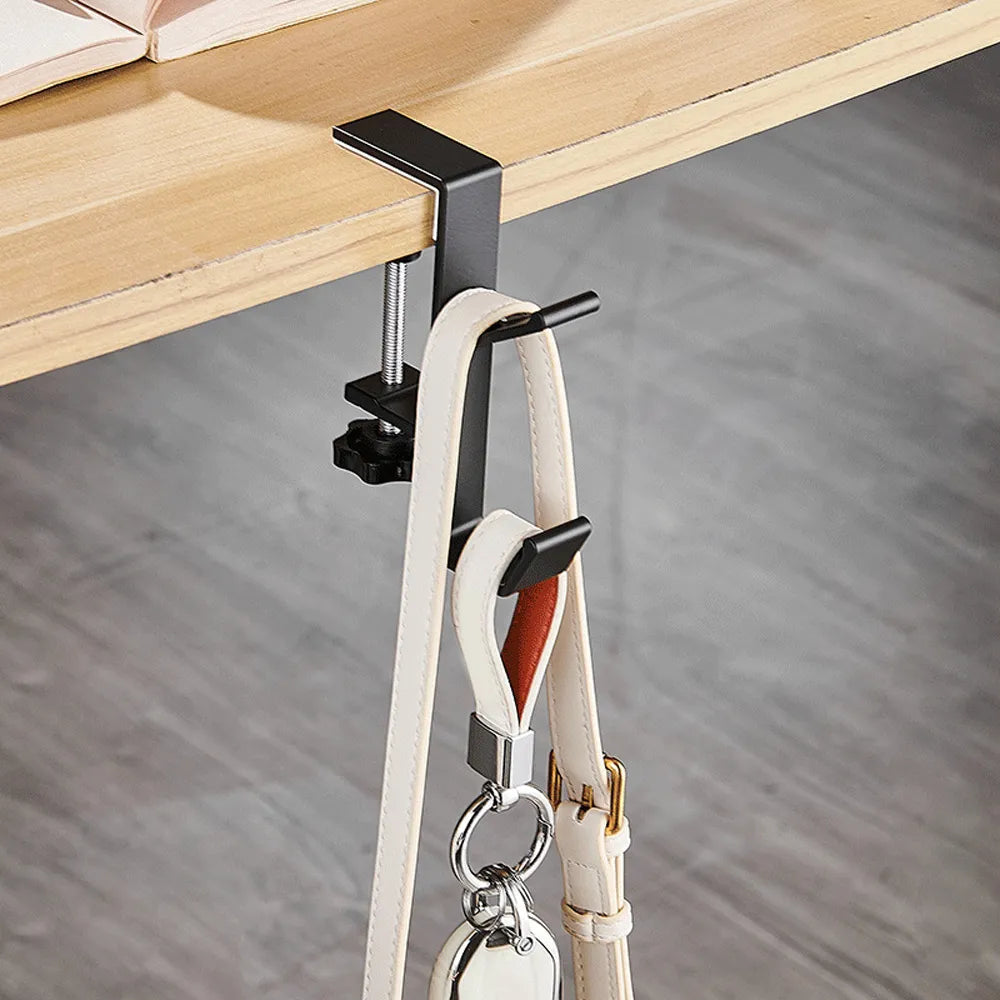 Bag Hanger Hook Bolsa Portátil Ganchos Escolares Para Mesas