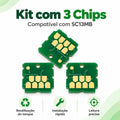 Kit 3 Chip P Caixa Manutenção Sc13mb F570 F571 T3170 T5170