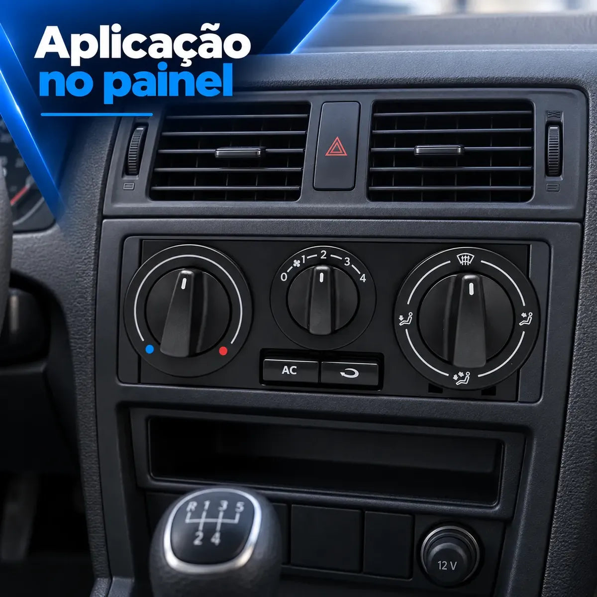 Comando Controle Ar Condicionado Vw Gol Parati Saveiro G3 G4