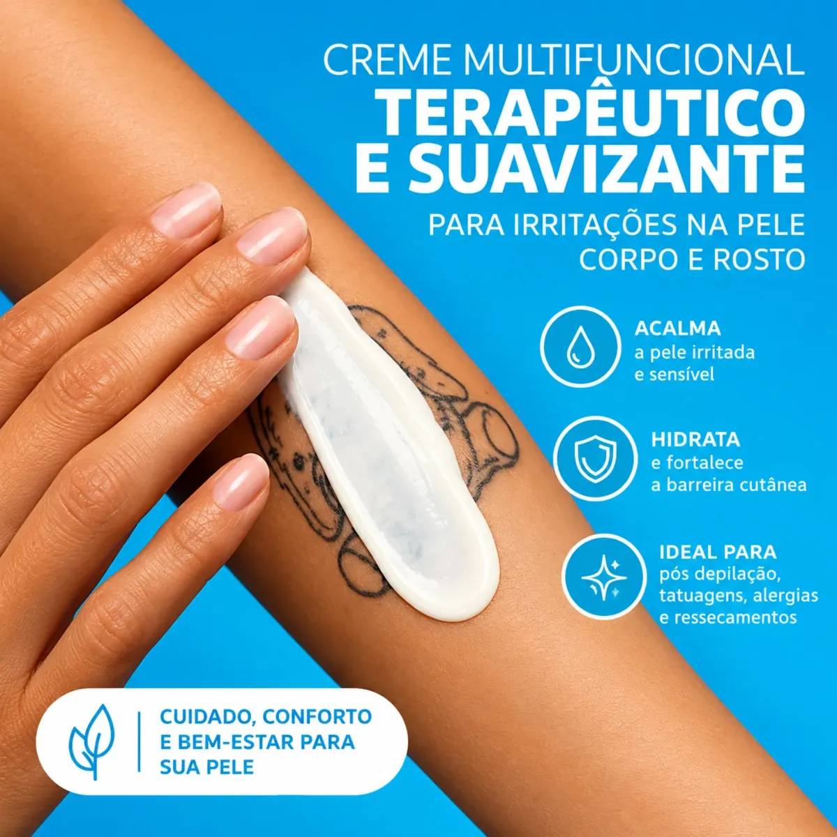 Creme Hidratante Reparador B5+ Calmante Multiuso Pele