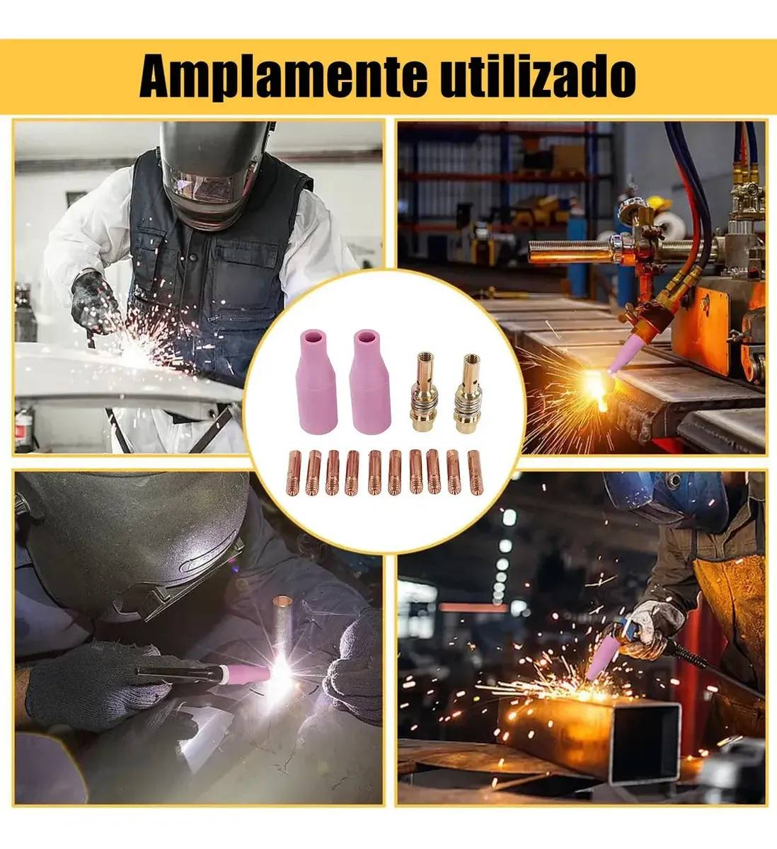 Kit De Bico De Soldagem Para Tochas Mb15, Construção Em