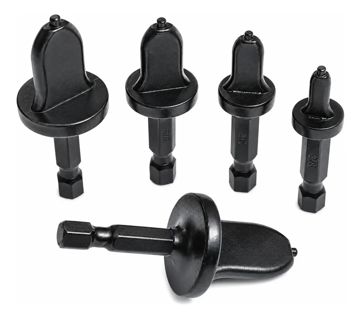 Flangeador De Tubos Cobre E Aluminio Para Furadeira 5 Pcs