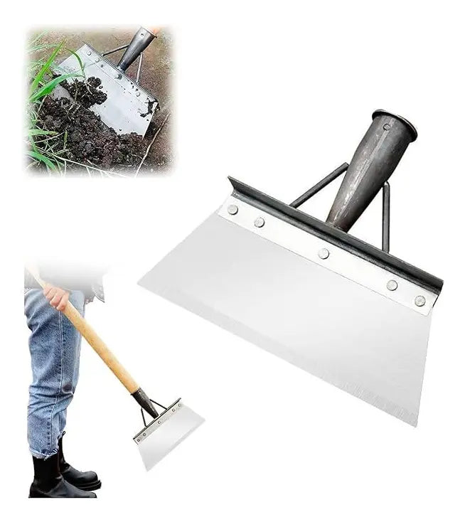 Pá Multifuncional Jardim Externo Capina Aço Inoxidável Plana