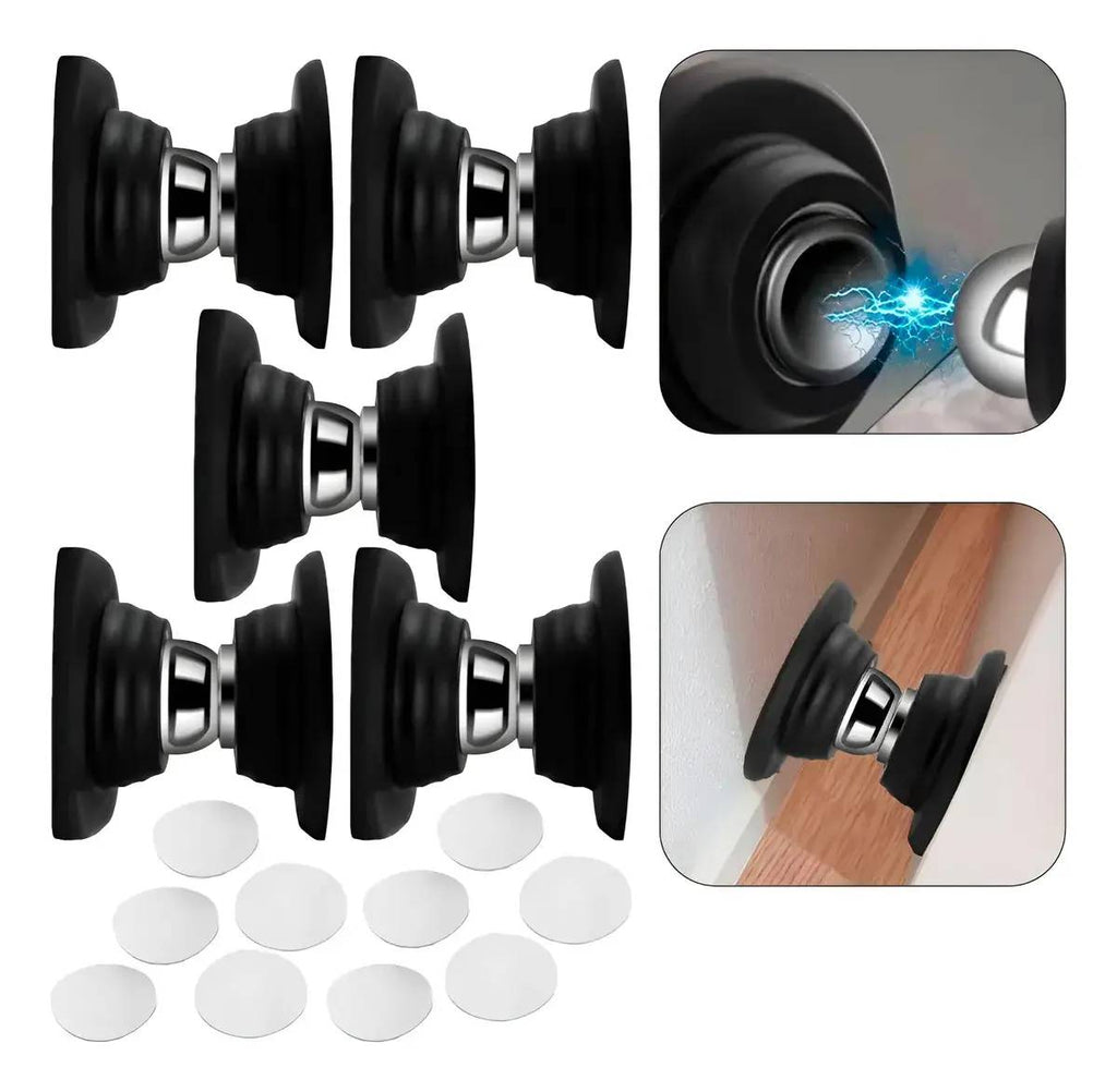 Kit 5 Prendedor Porta Magnético Imã Batedor Fixador Adesivo
