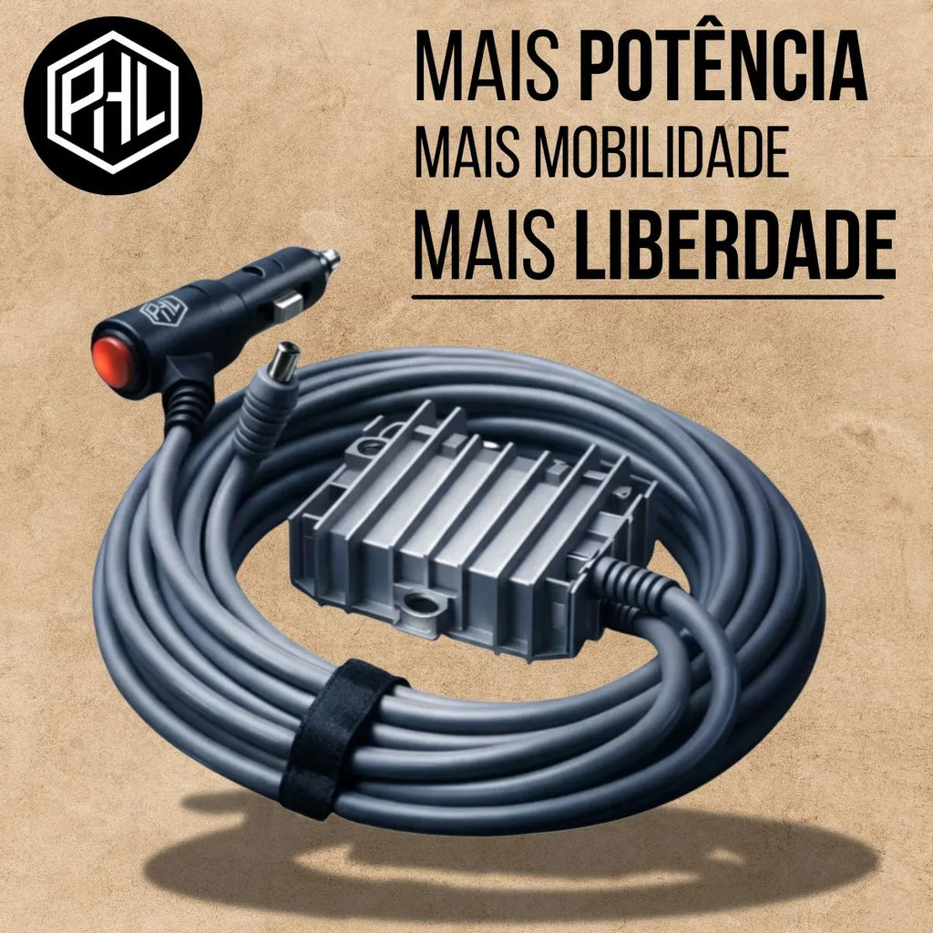 4m Conversor Starlink Mini Entrada 12/24v Saída 30v Veicular