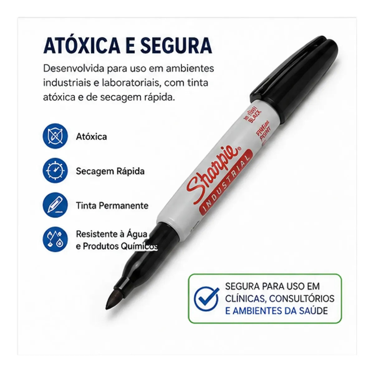 Caneta Marcadora Cme Identificação Esterilização Autoclave