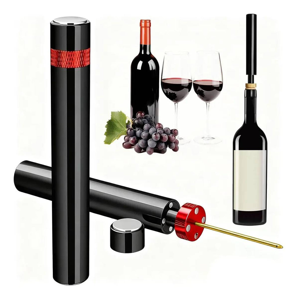 Saca Rolha Abridor Vinho Pneumático Bomba Ar Pressão Agulha